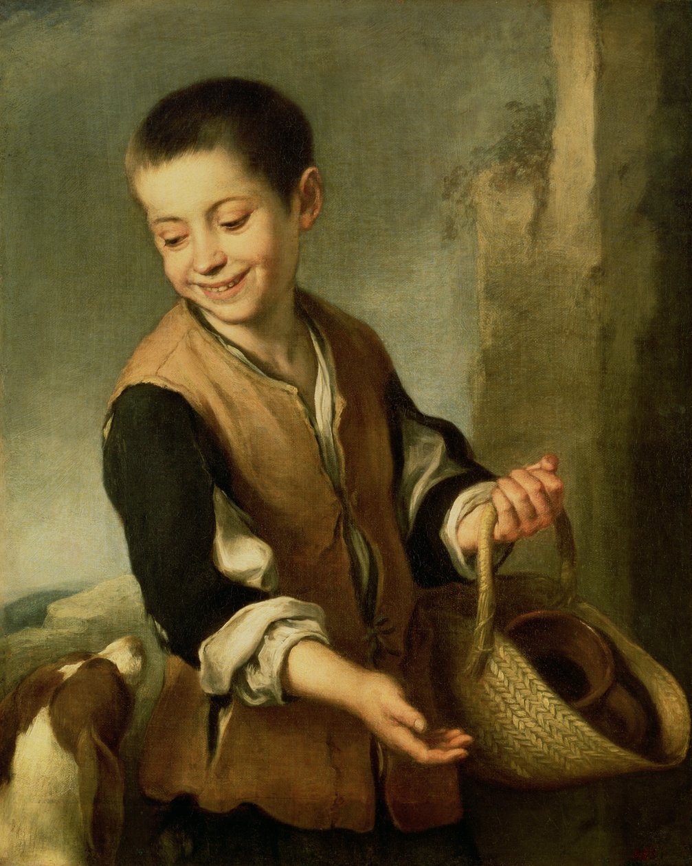 Poika koiran kanssa, n. 1650 tekijältä Bartolomé Esteban Murillo