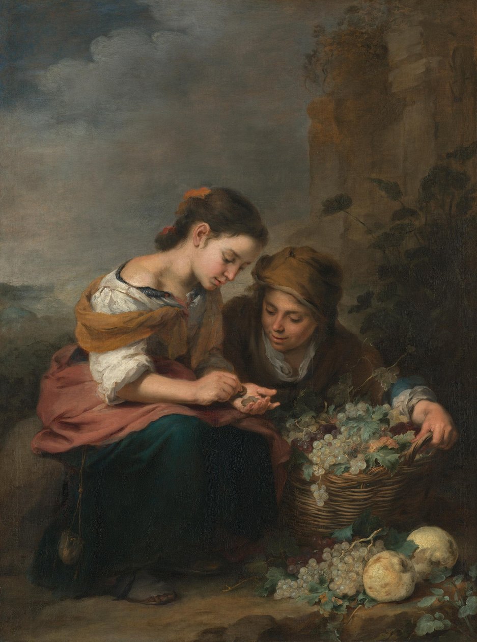 Pieni hedelmäkauppias tekijältä Bartolomé Esteban Murillo