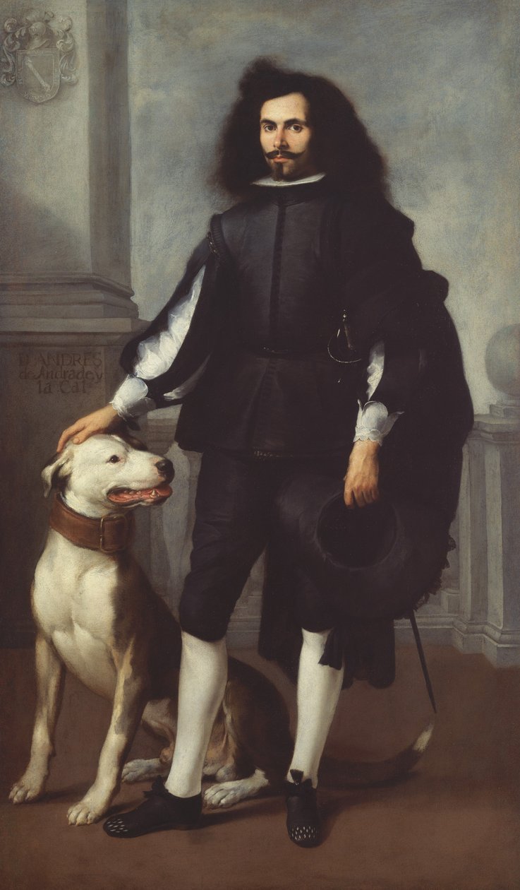 Don Andrés de Andrade ja Cal, n. 1665-72 (öljy kankaalle) tekijältä Bartolomé Esteban Murillo