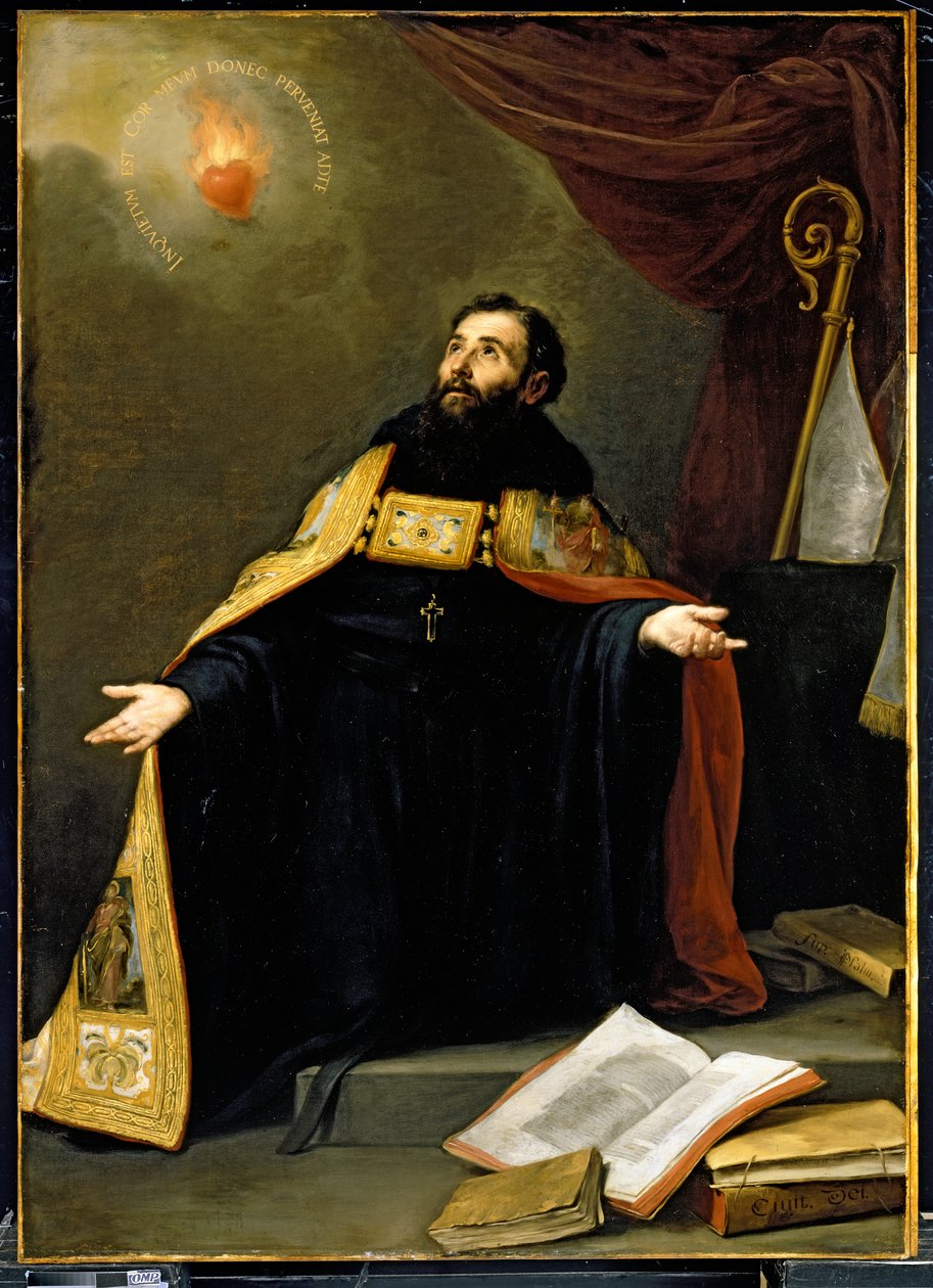Pyhä Augustinus ekstaasissa tekijältä Bartolomé Esteban Murillo