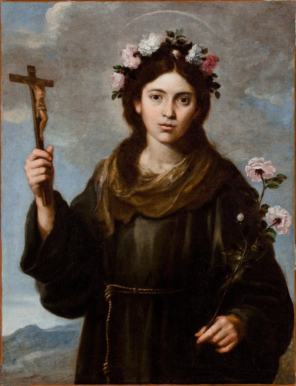 St Rosa Viterbo (1233-51) tekijältä Bartolome Esteban school of Murillo