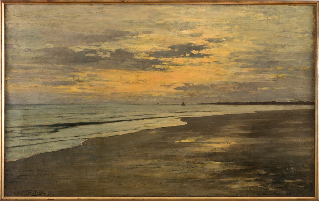 Spiaggia del LidoLido -ranta tekijältä Bartolomeo Bezzi
