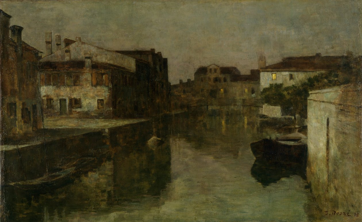 Venezia che dorme Venetsia nukkumassa tekijältä Bartolomeo Bezzi