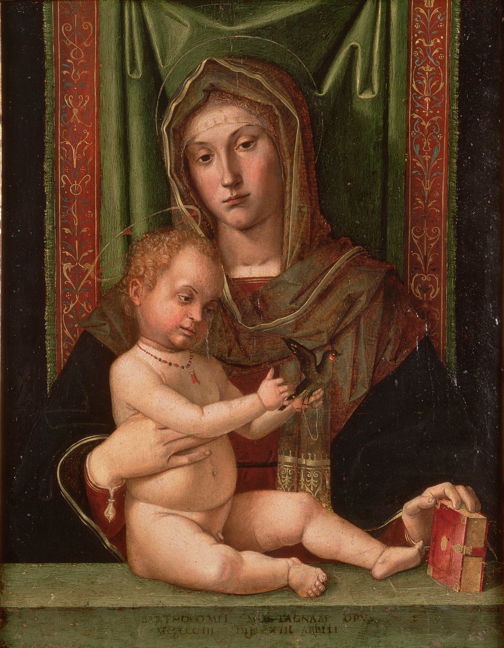 Madonna ja lapsi (paneeli) tekijältä Bartolomeo Montagna