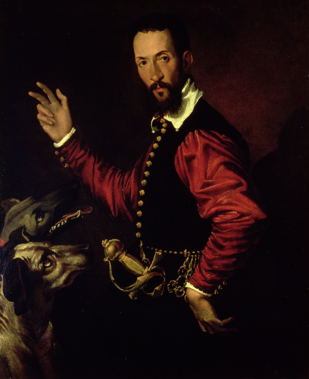 Urbinon herttuan Guidubaldo II della Roveren muotokuva tekijältä Bartolomeo Passarotti