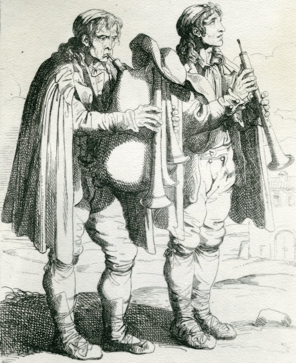 Li Pifferari, 1810 tekijältä Bartolomeo Pinelli