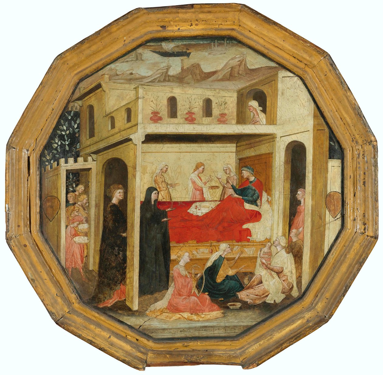 Synnytyksestä laskeutuminen (peräsuoli) tekijältä Bartolomeo di Fruosino