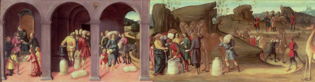 Joosefin tarina, II, (paneeli) tekijältä Bartolomeo di Giovanni