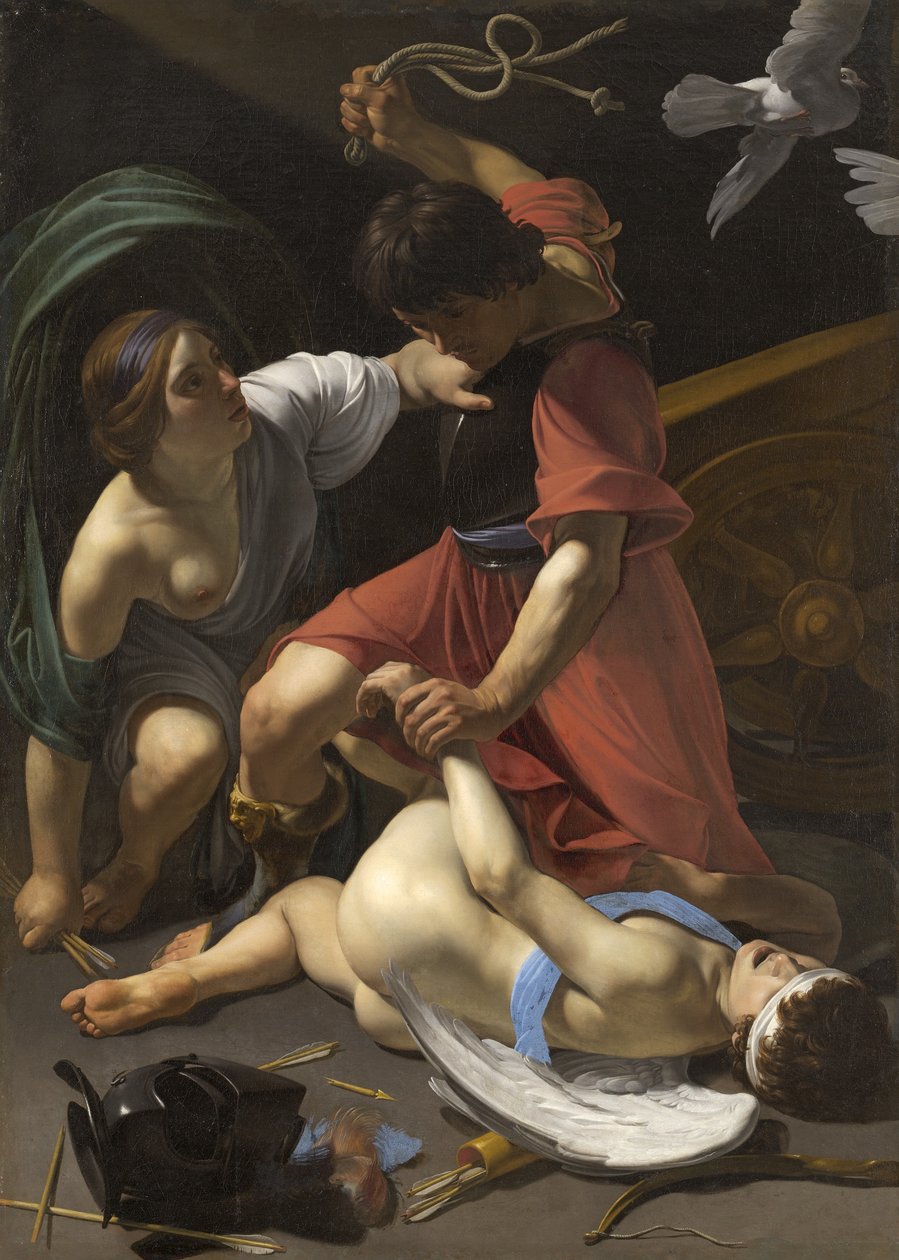 Amor kuritettu, 1613 tekijältä Bartolomeo Manfredi