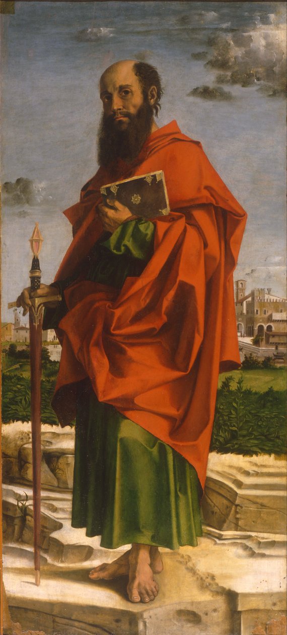 Pyhä Paavali, 1482 tekijältä Bartolomeo Montagna