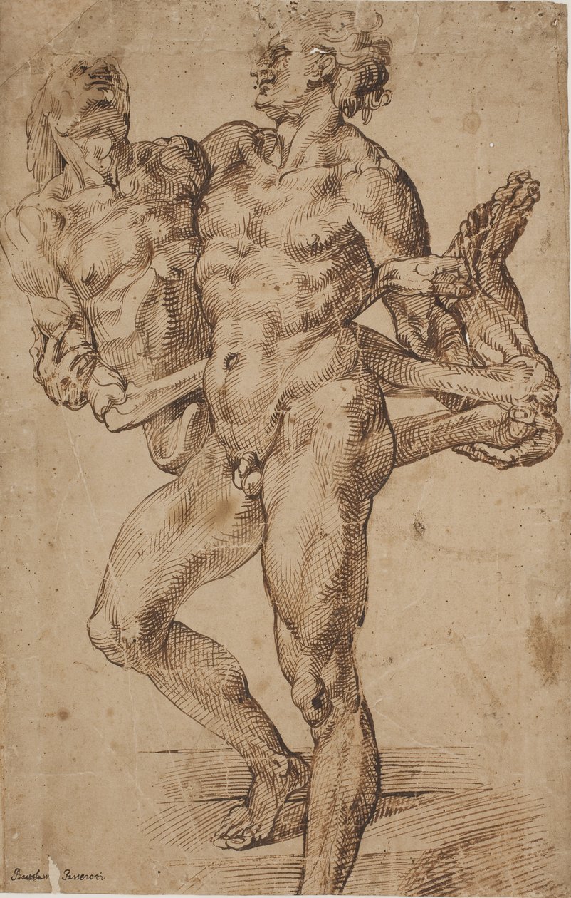 Aeneas ja Anchises [?] tekijältä Bartolomeo Passarotti