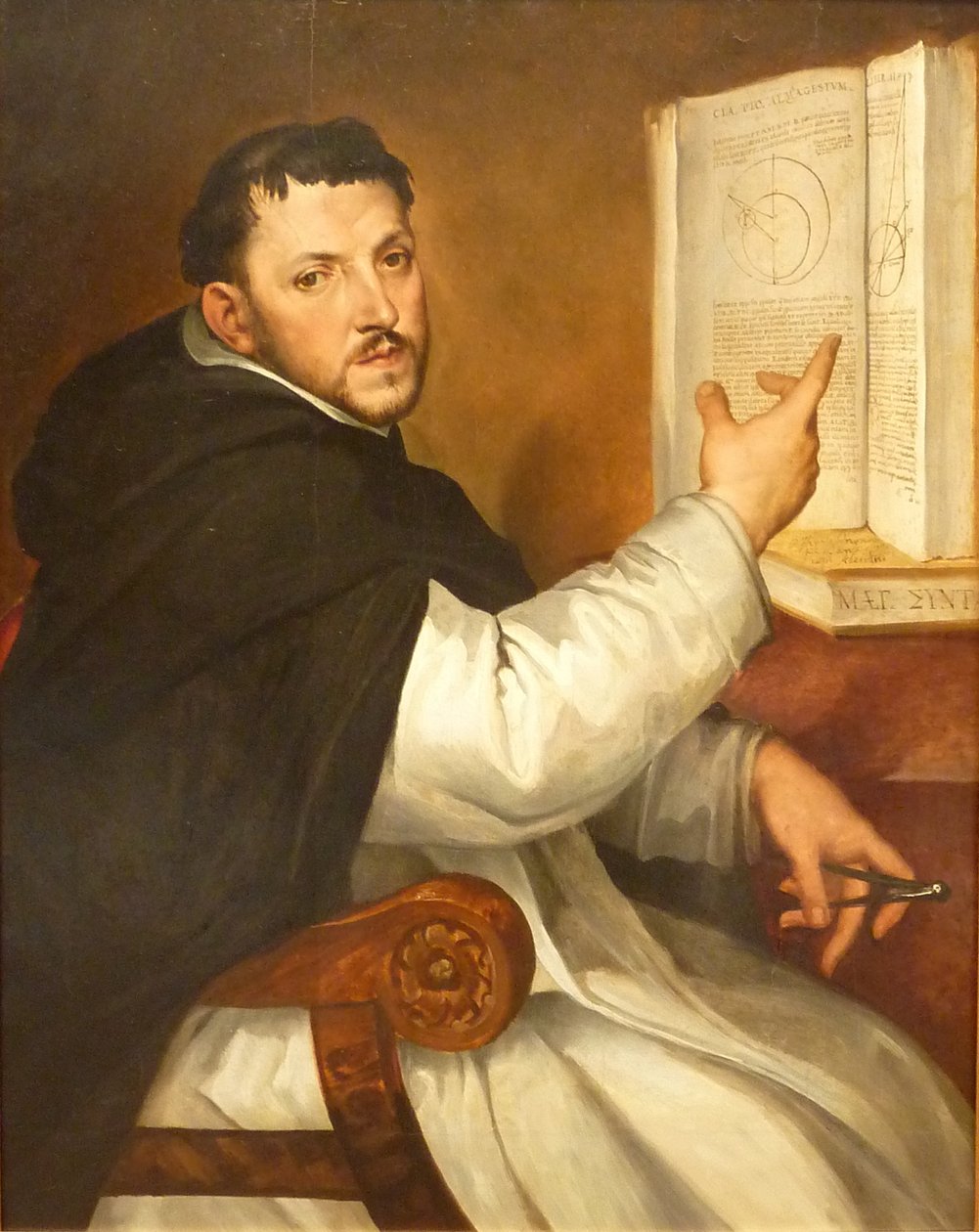 Italian kieli: Ignazio Dantin muotokuva Ignazio Dantin muotokuva tekijältä Bartolomeo Passarotti
