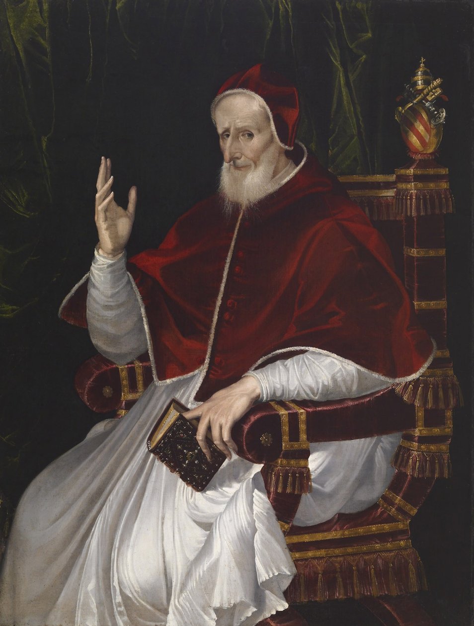 Paavi Pius V:n muotokuva, n. 1566 tekijältä Bartolomeo Passarotti