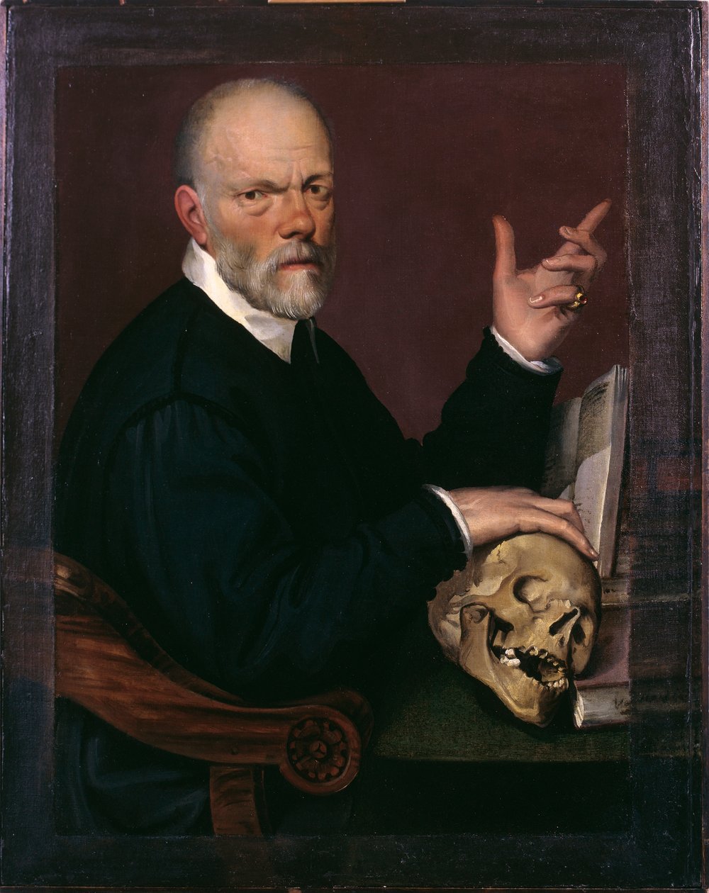 Tohtori Carlo Fontanan muotokuva (öljy kankaalle) tekijältä Bartolomeo Passarotti