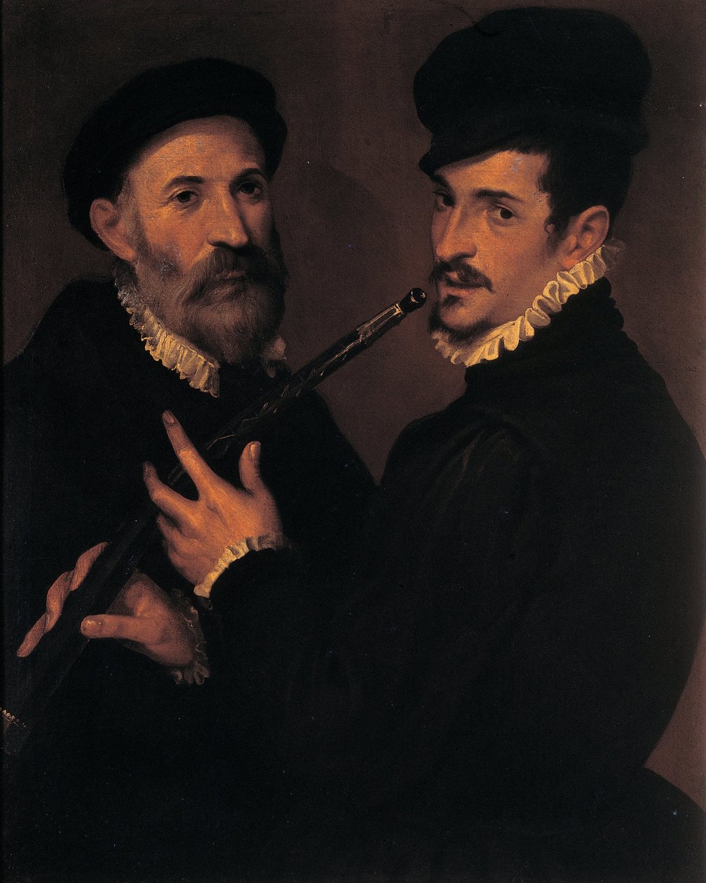 Kaksoismuotokuva muusikoista, 1579 tekijältä Bartolomeo Passerotti