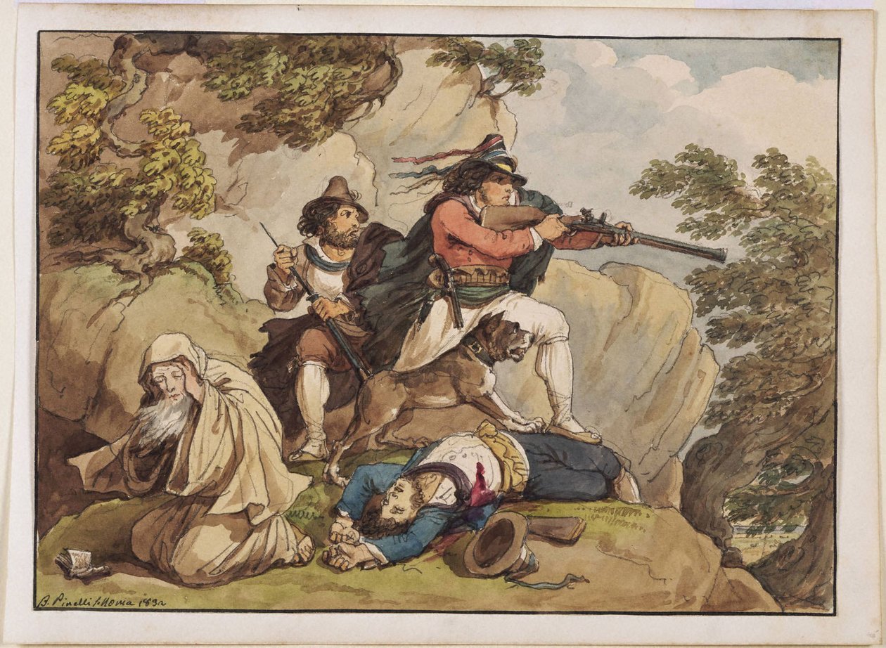 Piiritetyt maantierosvot tekijältä Bartolomeo Pinelli
