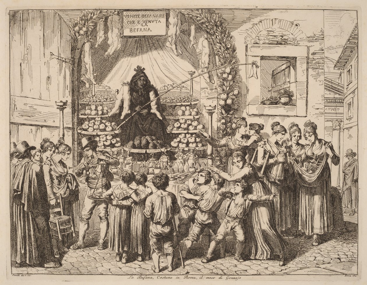 La Befana tekijältä Bartolomeo Pinelli