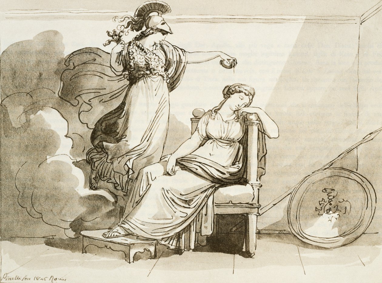 Minervan kaunistama Penelope tekijältä Bartolomeo Pinelli