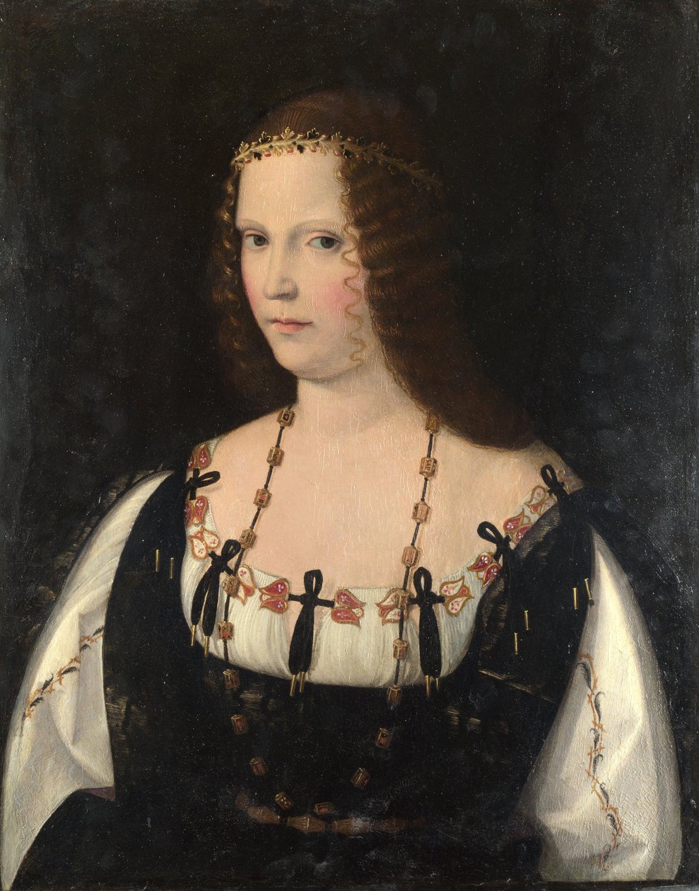 Nuoren naisen muotokuva, n. 1510 tekijältä Bartolomeo Veneto