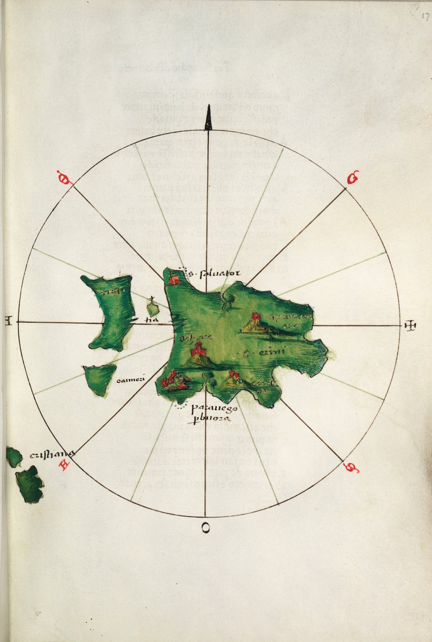 Santorini, sonetteja, n.1485 (pergamentti) tekijältä Bartolomeo da li Sonetti