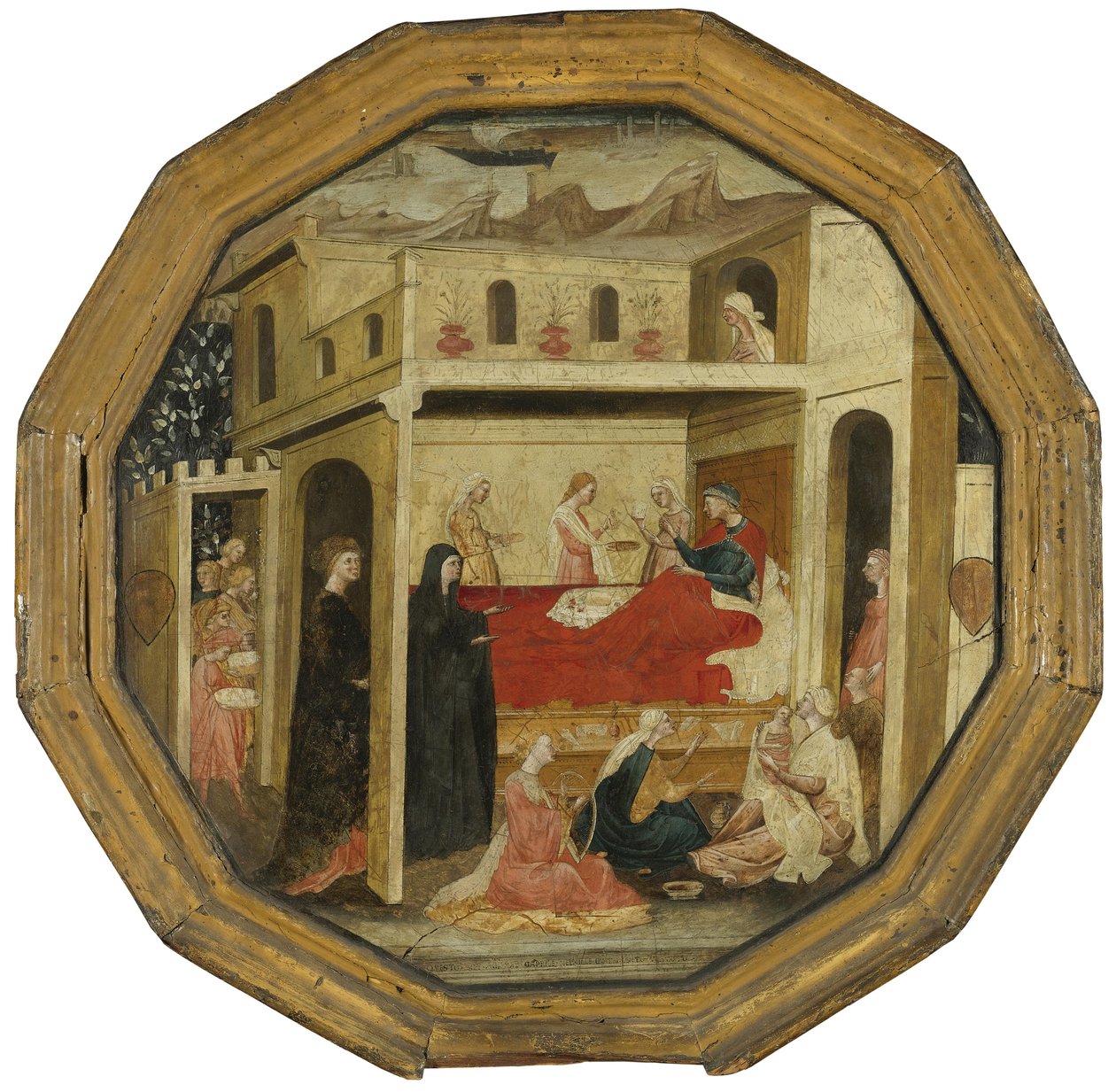 Montauri synnytystarjotin tekijältä Bartolomeo di Fruosino