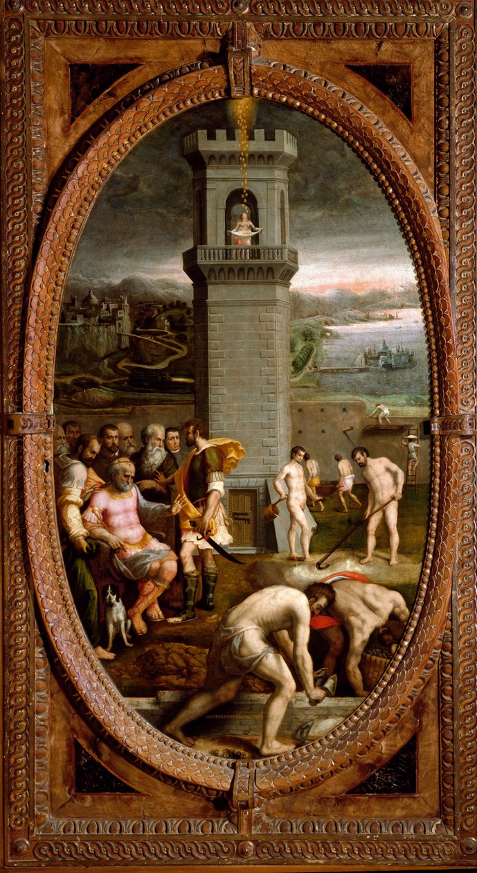 Danae tekijältä Bartolomeo di Mariano Traballesi