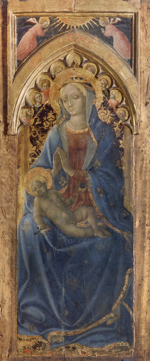Lapsen palvonta tekijältä Bartolomeo di Tommaso da Foligno