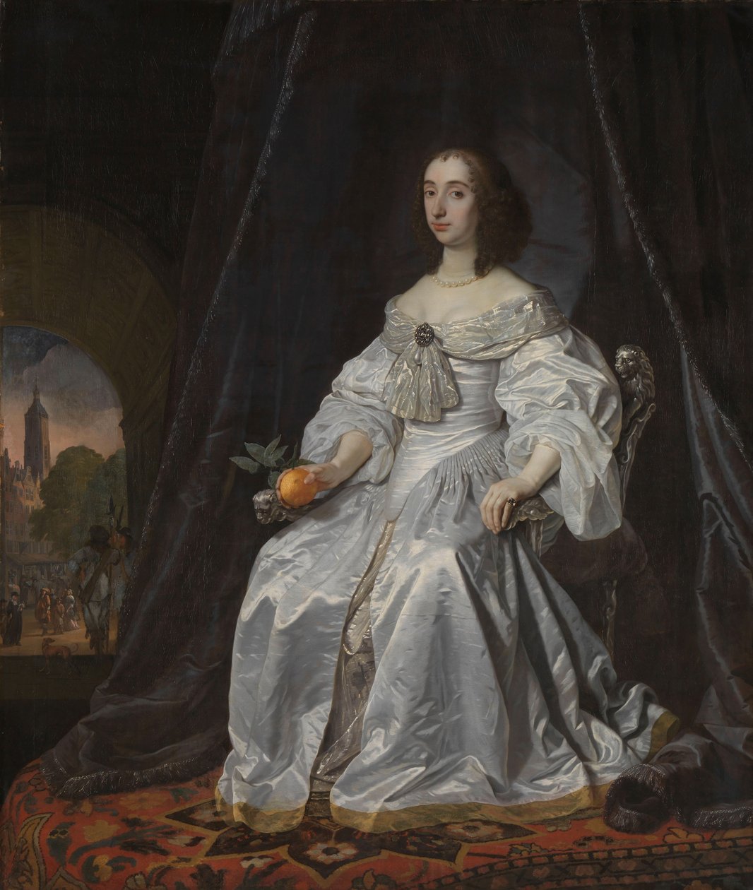 Mary Stuart, Orangen prinsessa, William II:n leski, 1652 tekijältä Bartolomeus van der Helst