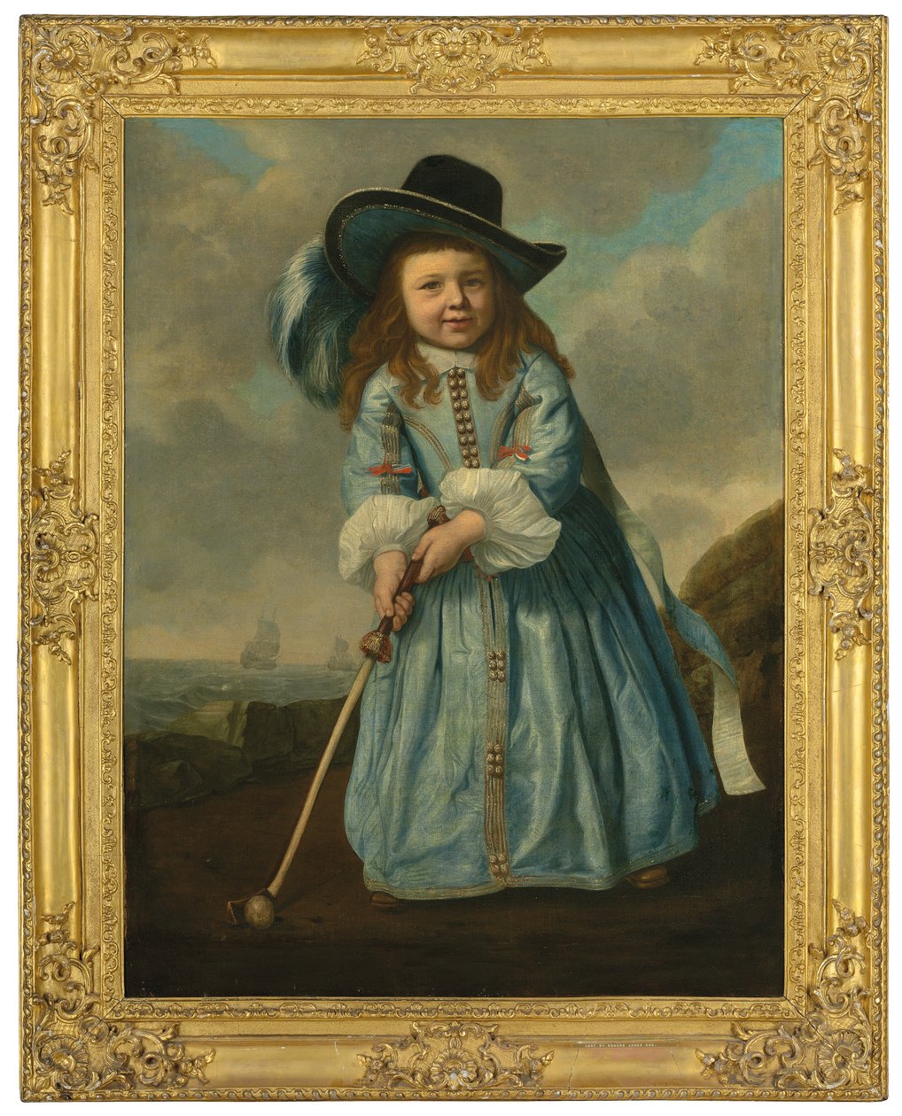 Muotokuva pojasta pelaamassa golfia rannalla, n. 1658-1659 (öljy kankaalle) tekijältä Bartolomeus van der Helst