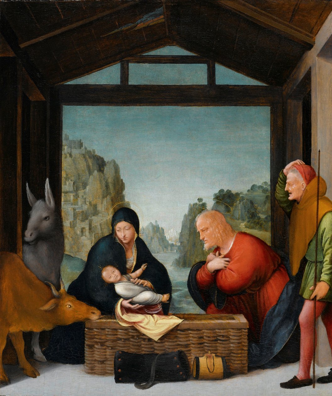 Paimenten palvonta tekijältä Bartolommeo Suardi (circle of)