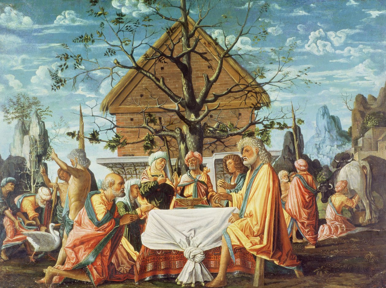 Philemon ja Baucis, n. 1500 tekijältä Bartolommeo Suardi Bramantino