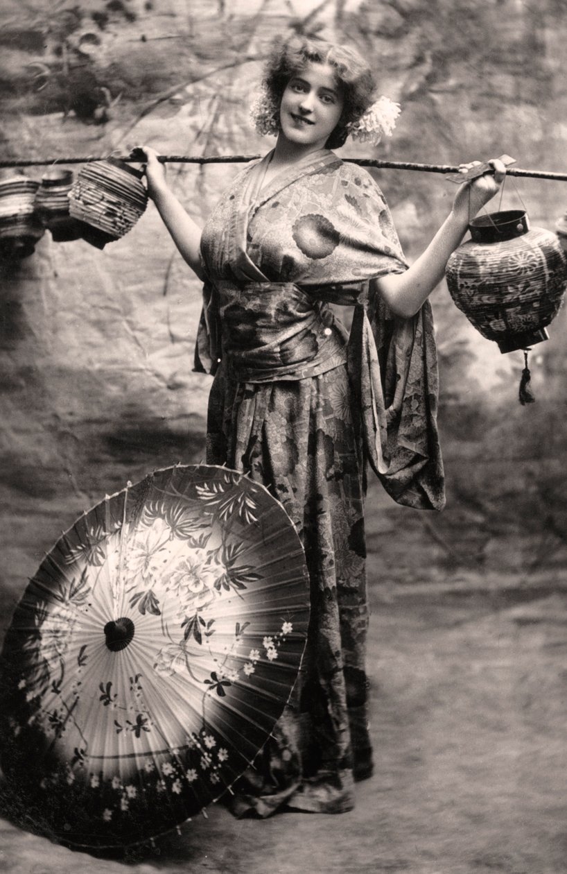 Denise Orme 1885-1960, englantilainen laulaja, 1900-luvun alku. tekijältä Bassano Studio