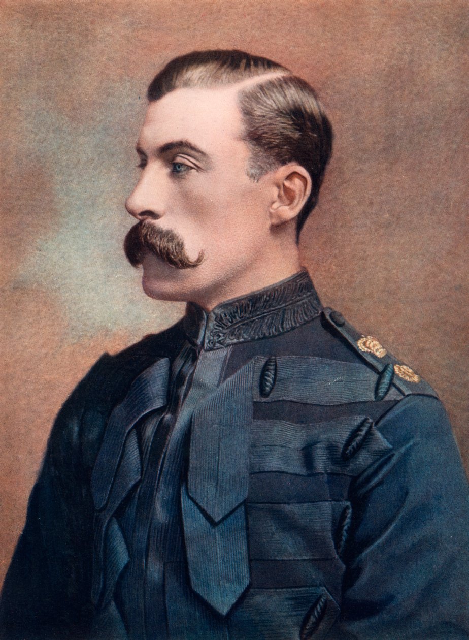 Kenraalimajuri JF Brocklehurst, 2. ratsuväen prikaatin komentaja, Natal Field Force, 1902. tekijältä Bassano Studio