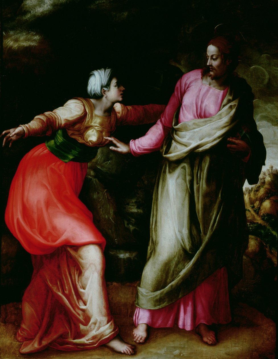 Noli Me Tangere, 1537 tekijältä Battista Franco