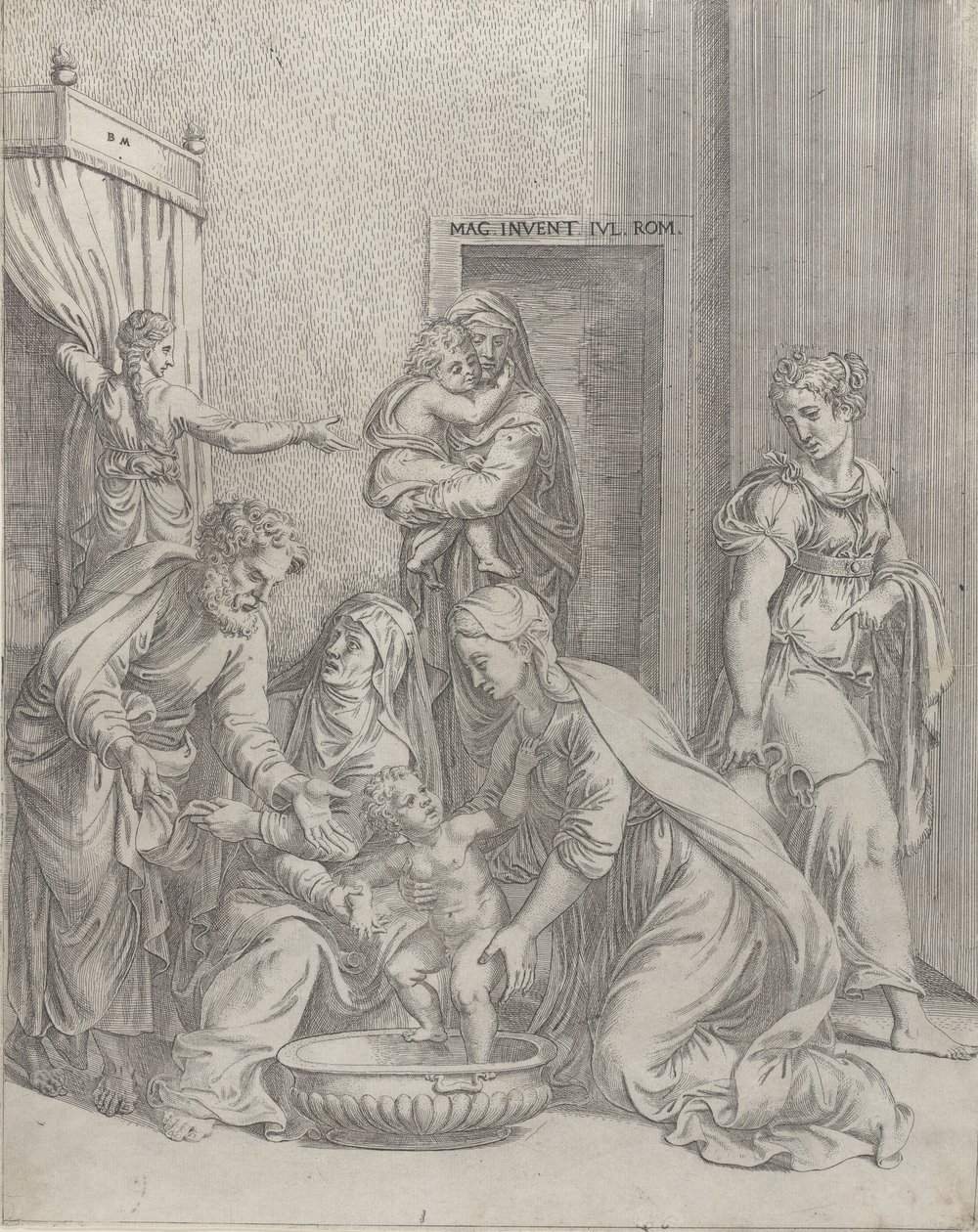 Pyhä perhe, 1535-73, 1535-73. tekijältä Battista del Moro
