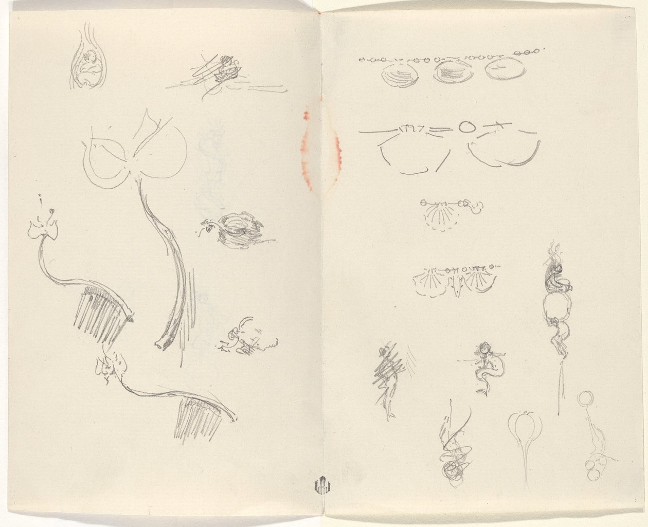 Korusuunnittelun tutkimukset [verso] tekijältä Beatrice Godwin Whistler