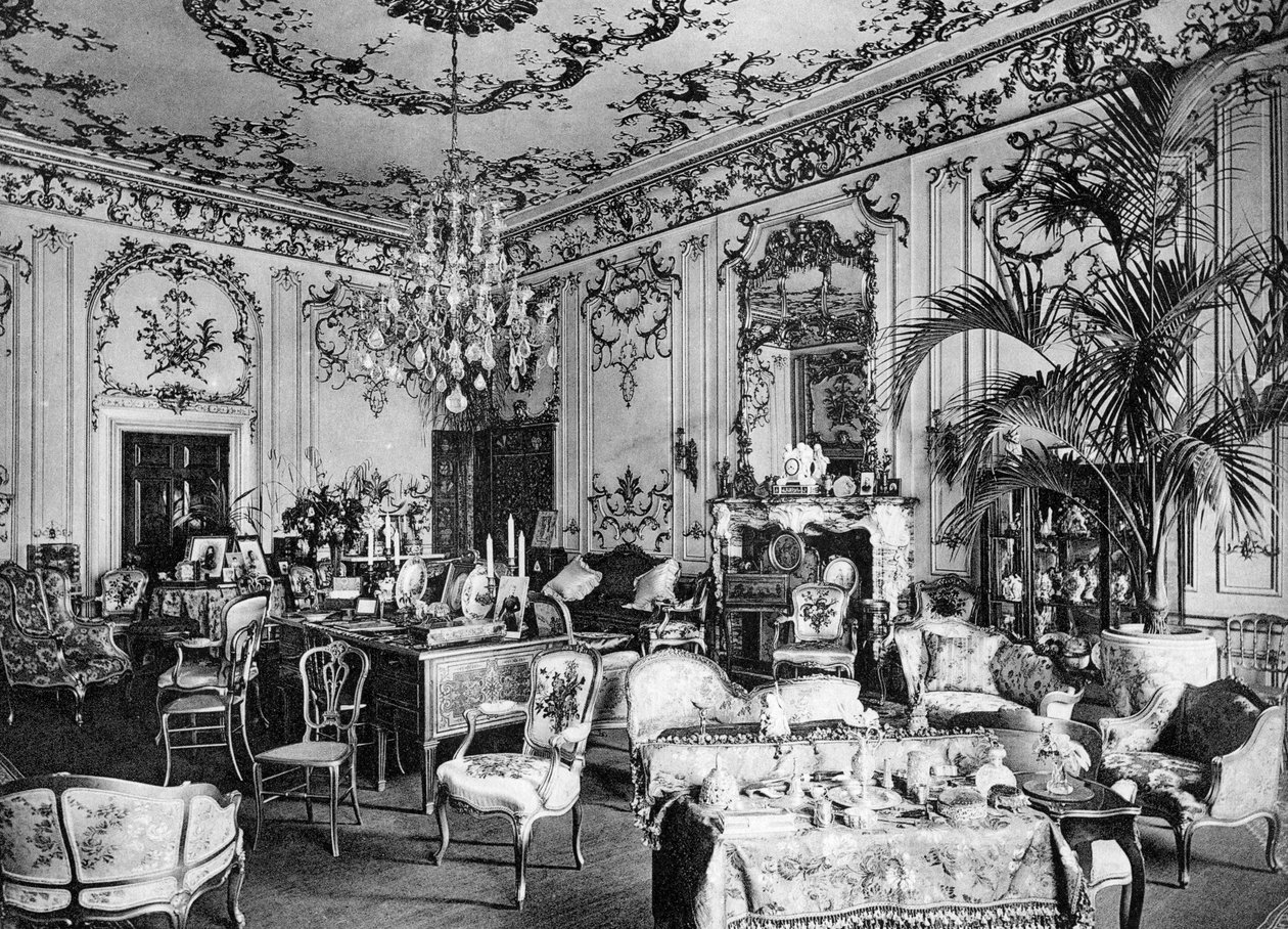 Sali, Chesterfield House, 1908. tekijältä Bedford Lemere and Company