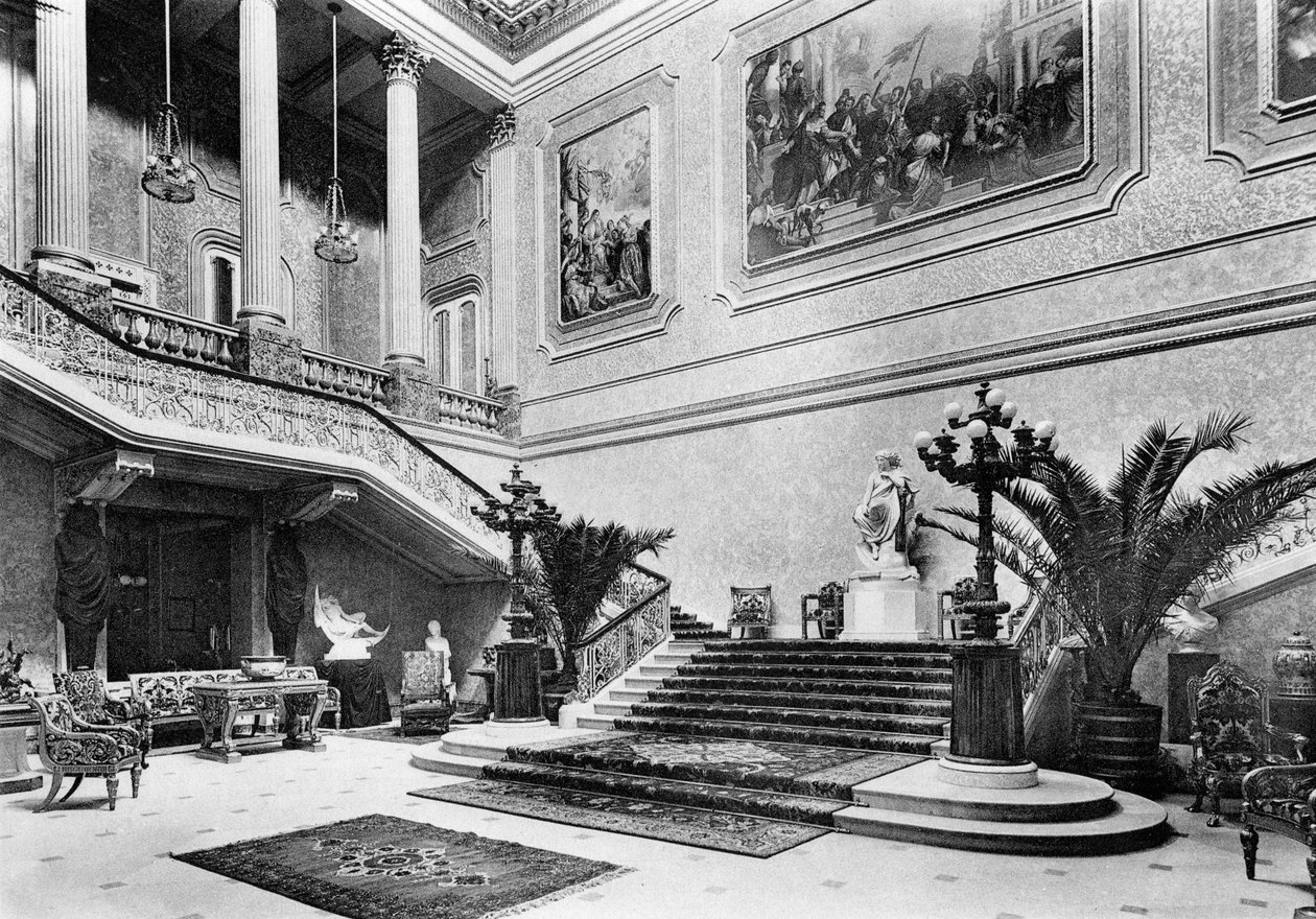 Suuri sali, Stafford House, 1908. tekijältä Bedford Lemere and Company