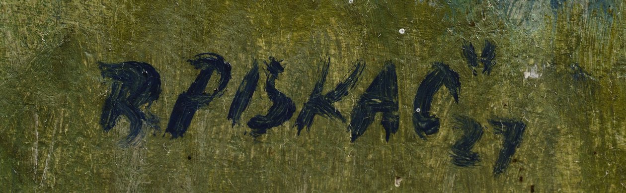 Bedřich Piskač - allekirjoitus tekijältä Bedřich Piskač