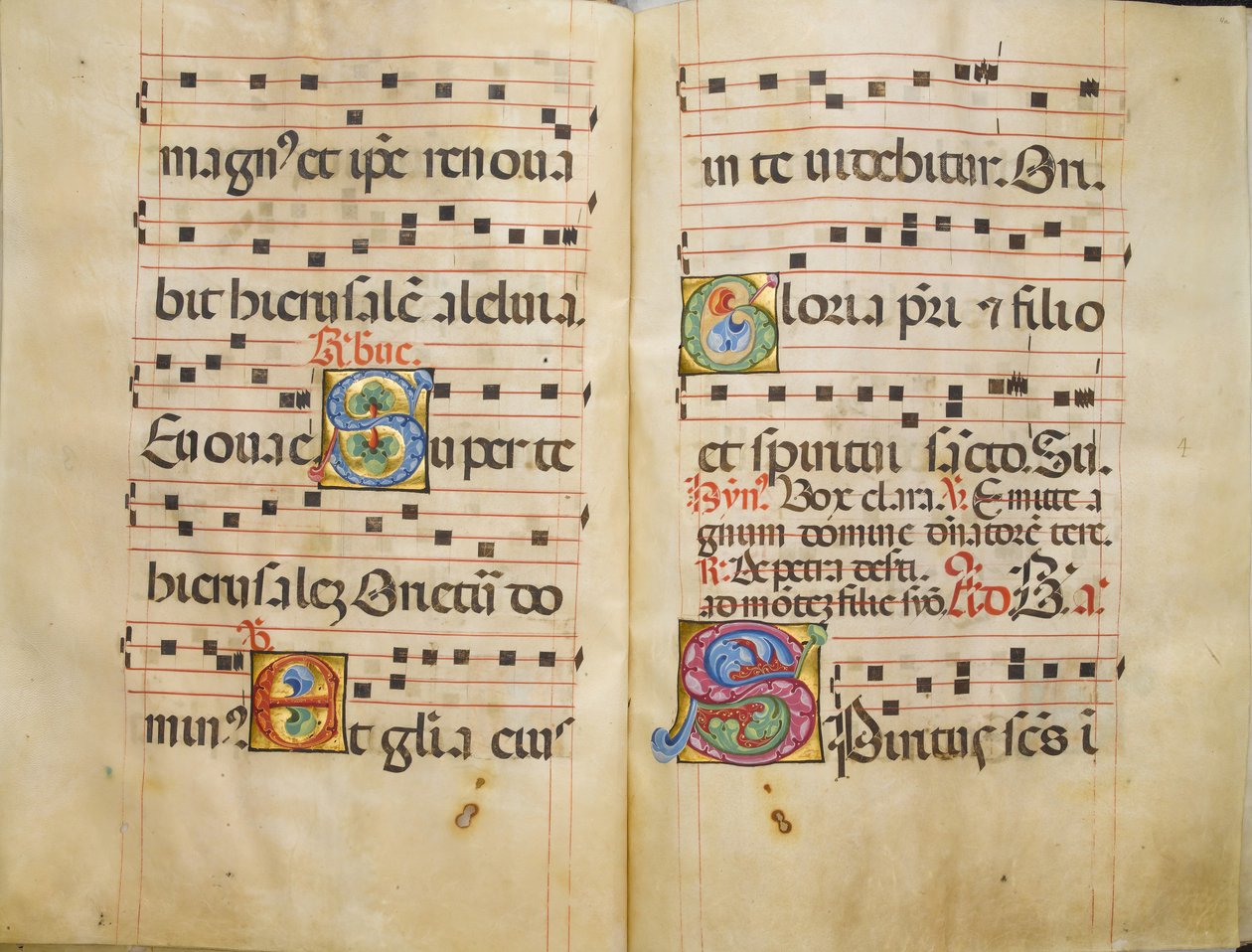 Benedictine Antiphonary, n. 1467-70. tekijältä Belbello da Pavia
