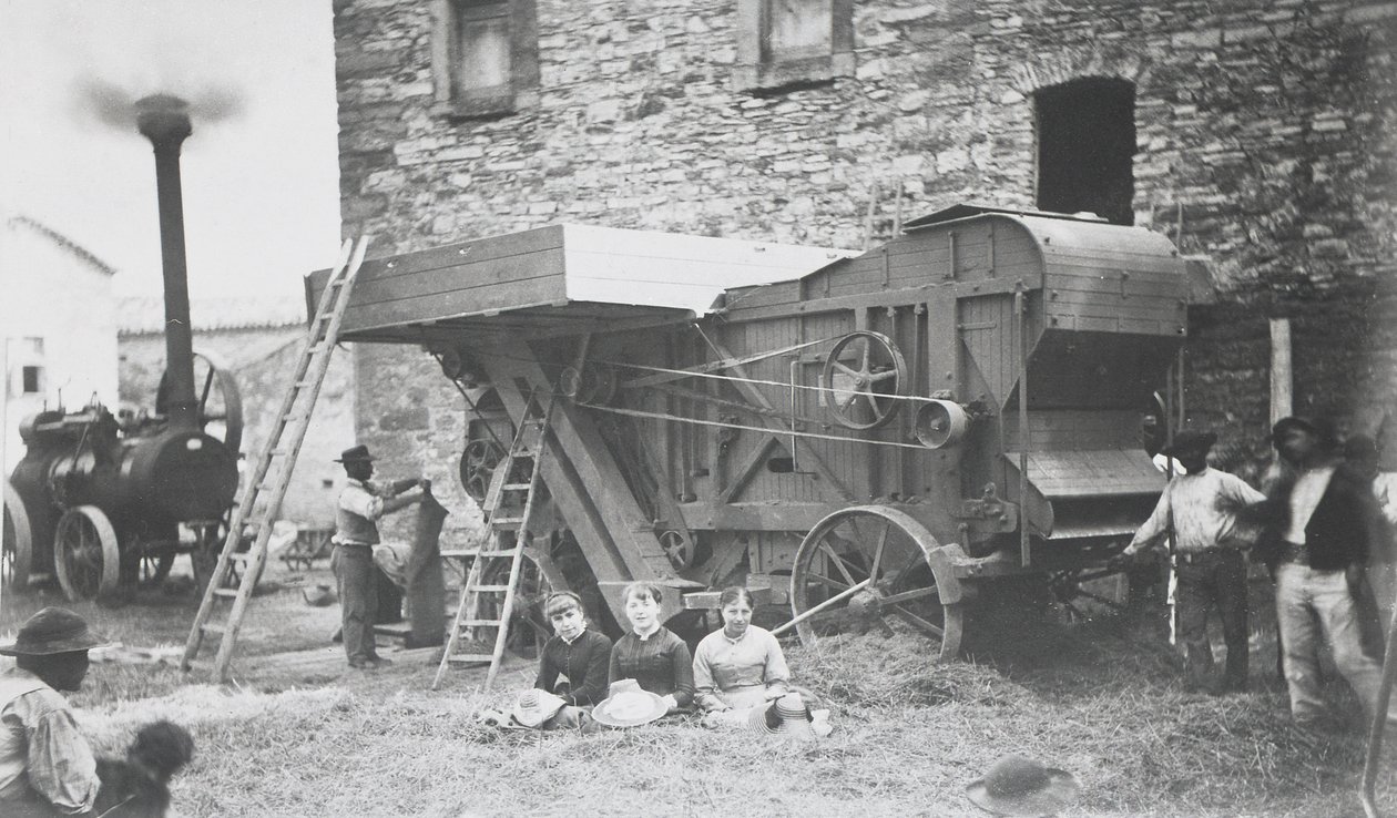 Höyrypuimakone, Mons, 1883 tekijältä Belgian Photographer