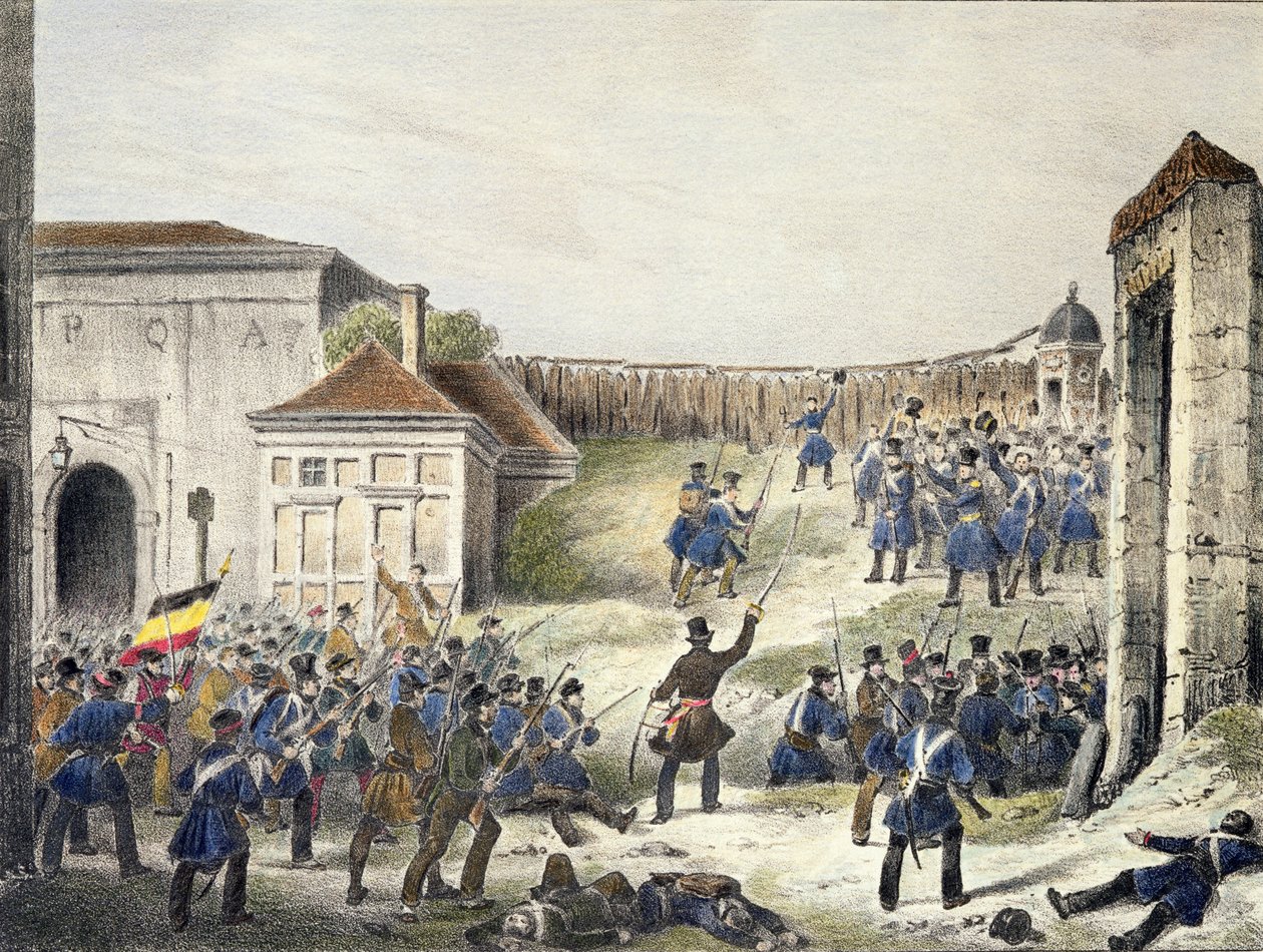 Antwerpen: Hollannin joukkojen viimeinen hyökkäys, 27. lokakuuta 1830 tekijältä Belgian School