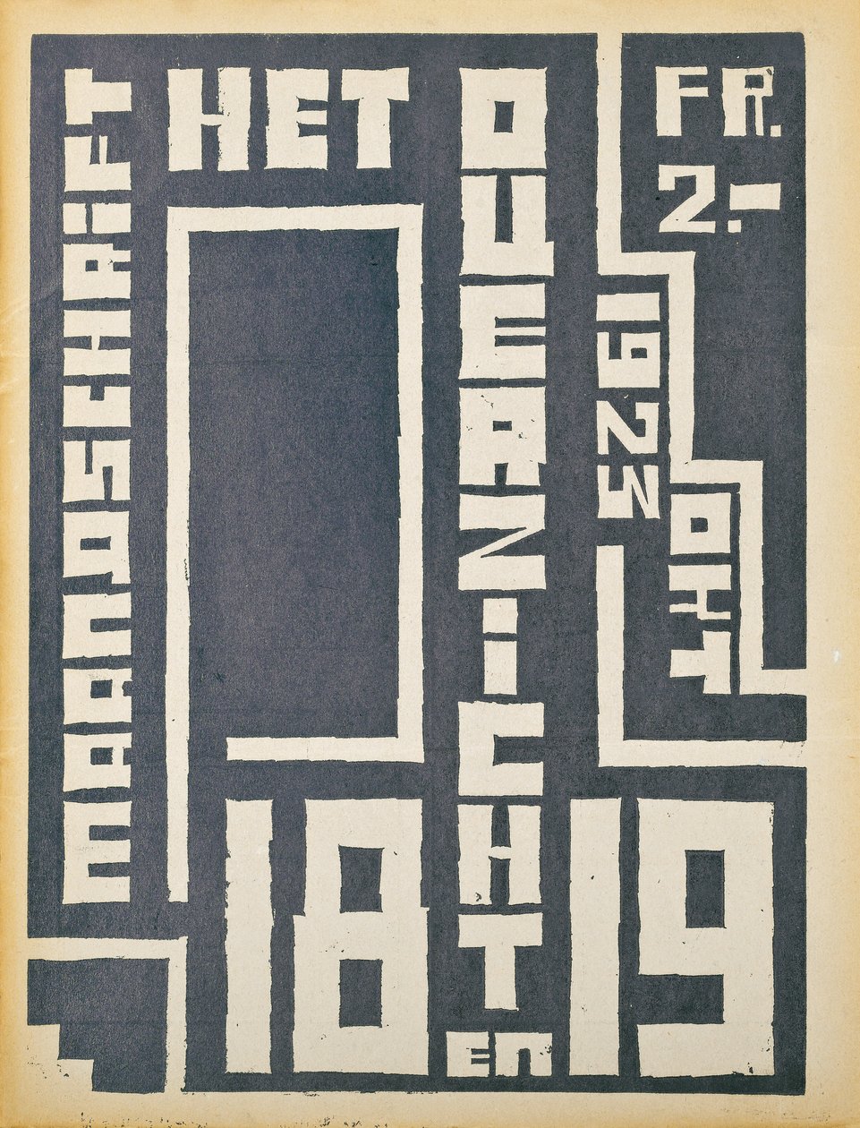 Kansi "The Overview" -lehden vuodelta 1923, 1923 tekijältä Belgian School