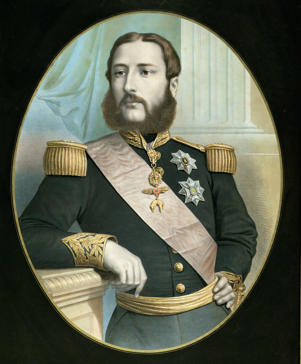 Leopold II (1835-1909) n. 1866-67 tekijältä Belgian School