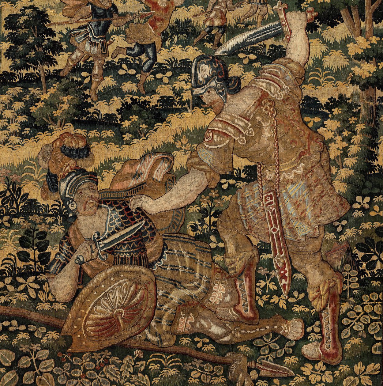 Tarina Cyrus II Suuresta, n. 1590 (kuvakudos) tekijältä Belgian School