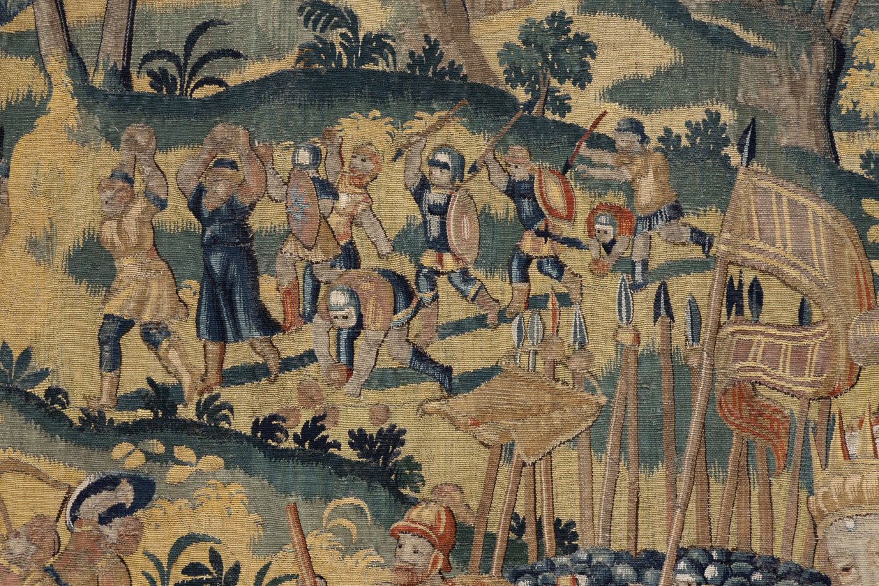 Tarina Cyrus II Suuresta, n. 1590 (kuvakudos) tekijältä Belgian School