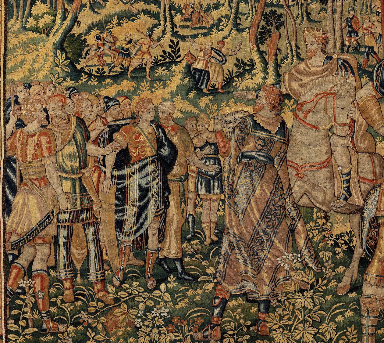 Tarina Cyrus II Suuresta, n. 1590 (kuvakudos) tekijältä Belgian School