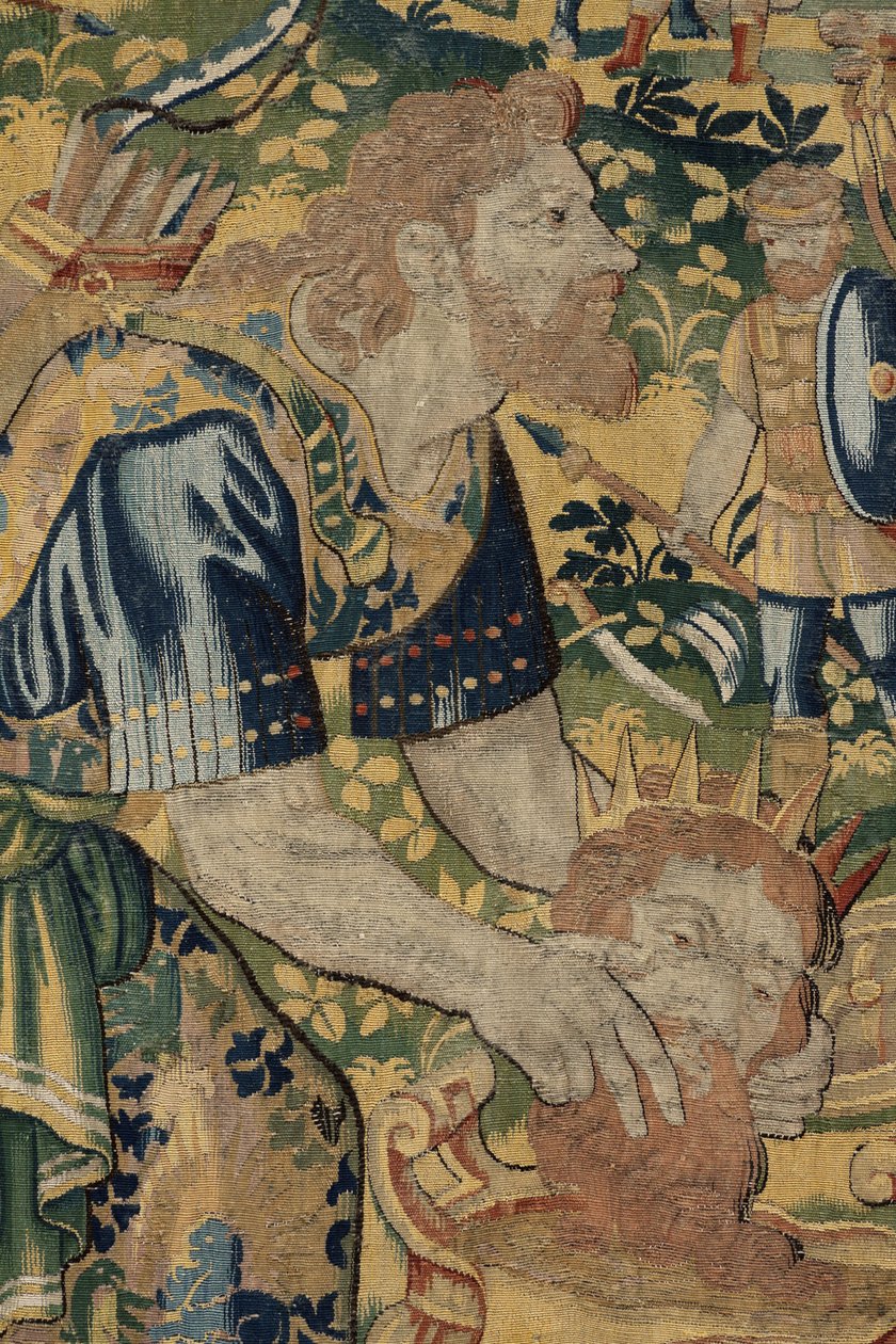 Tarina Cyrus II Suuresta, n. 1590 (kuvakudos) tekijältä Belgian School