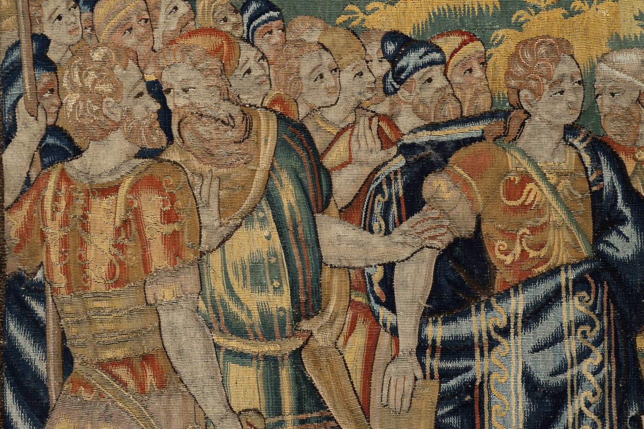 Tarina Cyrus II Suuresta, n. 1590 (kuvakudos) tekijältä Belgian School