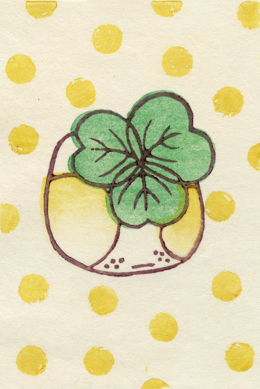 Clover Violet, 2012 (puupalikka washilla) tekijältä Bella Larsson